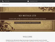 Tablet Screenshot of kdmetals.com